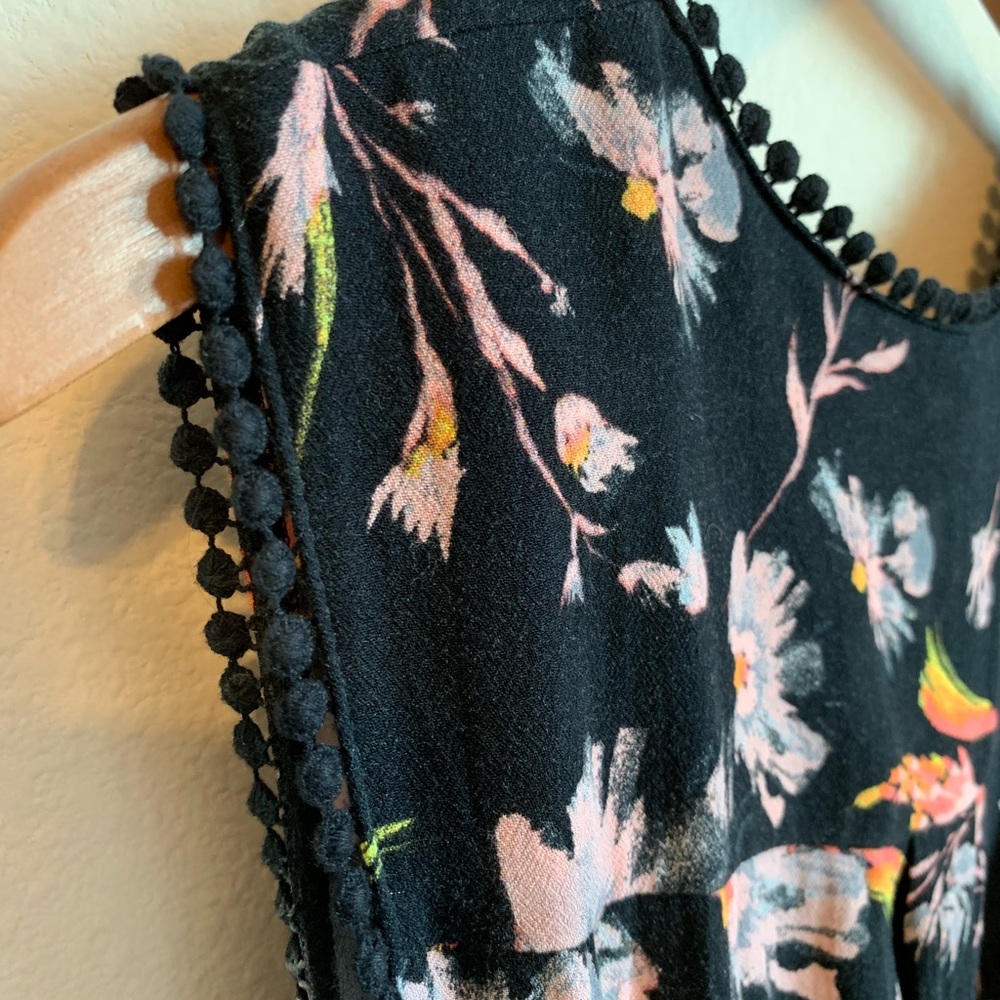Floral print romper